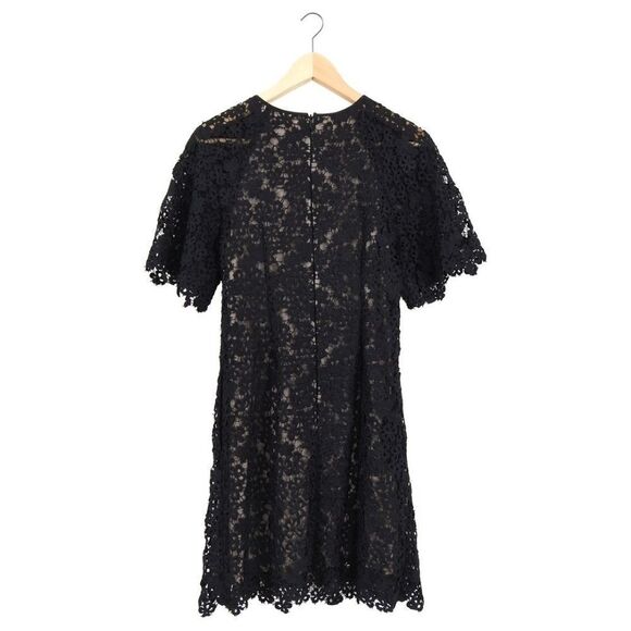 ERDEM Black Guipure dress size 4 in EUC - Picture 5 of 7